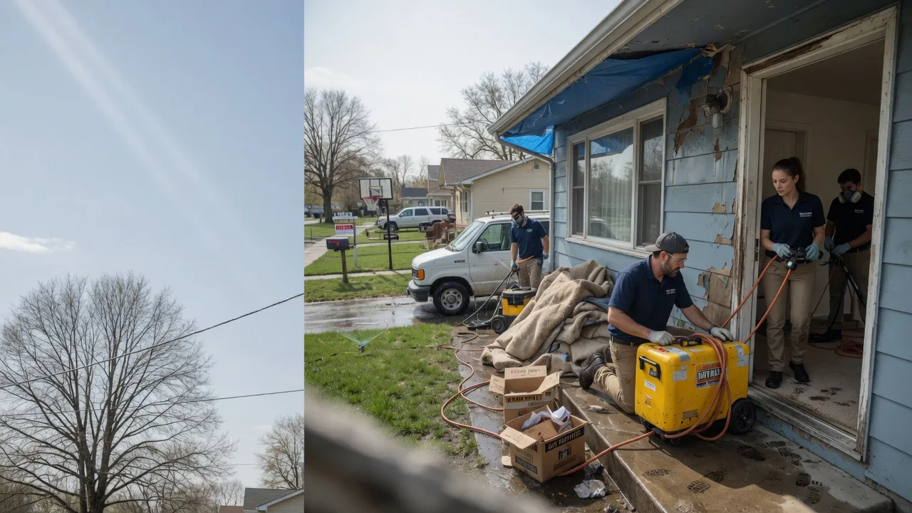 Basement Flood Cleanup in Walnut, IA near me
